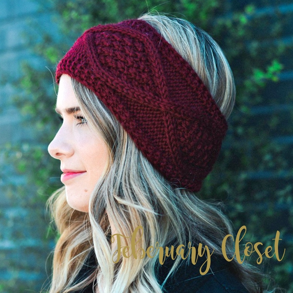 ONLY 1 LEFT!!! Fall Trend - Knit Crochet Headband